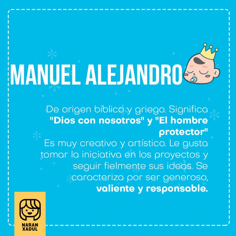 Significado del nombre Manuel Alejandro